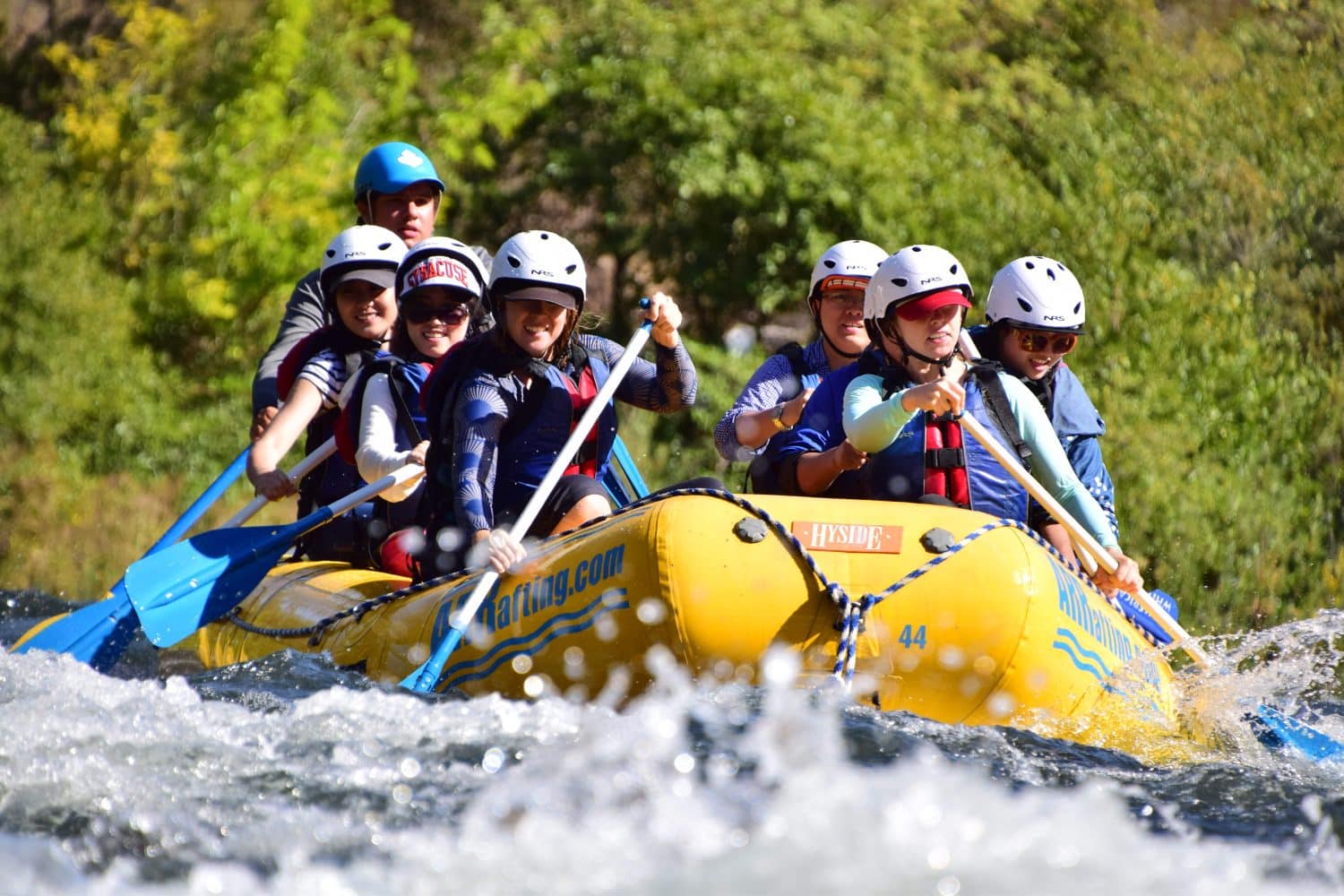 group trips american river rafting