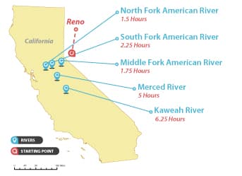 Whitewater River Rafting Trips Near Reno, Nevada